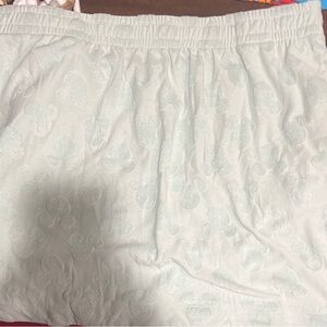 Light Green Patterned Skirt